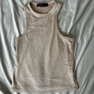 XS ribbed tank (flattering, comfortable, good quality)